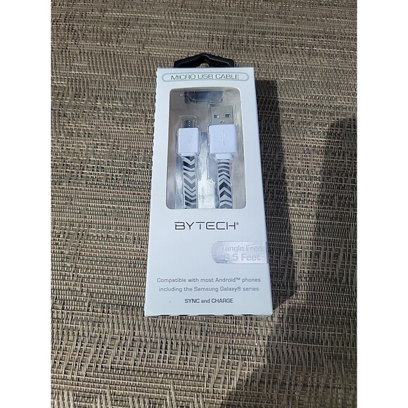 Bytech Micro Usb Cable Tangle Free 3.5 Feet - Picture 3 of 4
